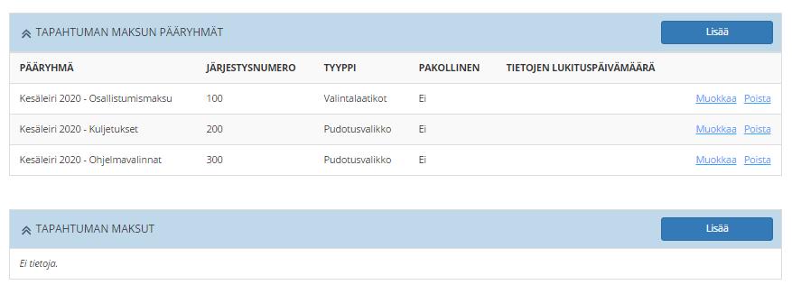 Lisätiedot näkyvät ilmokaavakkeella ennen kysymystä.