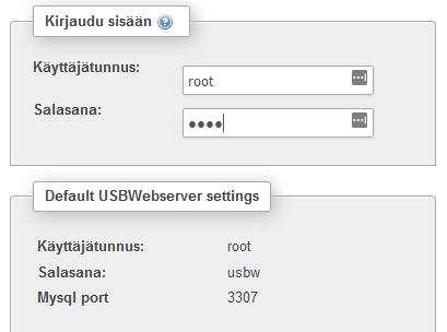 5 TIETOKANNAN LUOMINEN Luo tietokanta WordPressin asennusta varten. WordPress ei toimi ilman tietokantaa. Napsauta painiketta PHPMyAdmin.