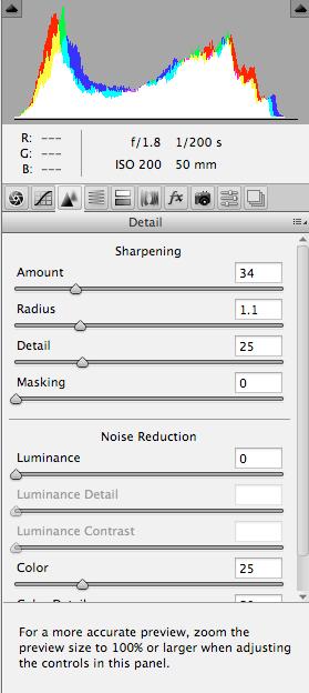 Liite 1 20 Kuvaa käsitellessä kannattaa tutustua myös muihin Adobe Camera Raw n välilehtiin, joista hyödyllisiä ovat erityisesti Yksityiskohta (Detail) sekä HSL/harmaasävy- säätimet (HSL/grayscale).