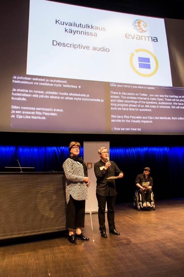 12 / 59 Näyttelystä haluttiin tehdä 100 % saavutettava kaikille, esimerkiksi eri aistien kannalta. Saavutettavuuden toteuttamisessa hyödynnettiin uutta teknologiaa.