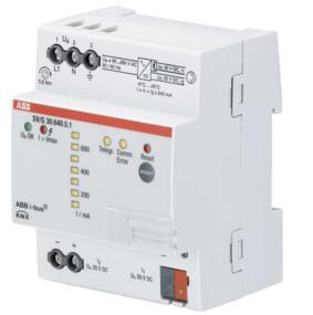 18 (40) KUVA 4. ABB 640 ma SV/S30.640.5.1 KNX -teholähde Nykyään KNX-teholähteissä on integroitu kuristin.
