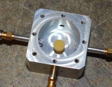 Raw material measurements: aggregates Cylindrical cavity resonator is used to find out dialectical