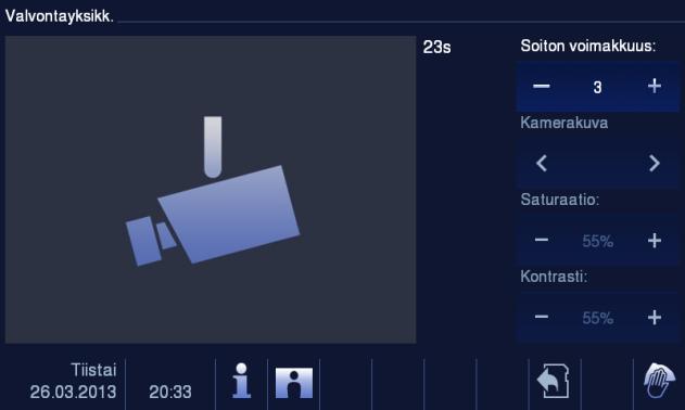 4 Kuva 10 Mukautustoiminnon aktivointi Ohjelmapainikkeen voi määrittää eri toiminnoilla, kuten soita valvontayksikköön, sisäpuhelu tai kytkinyksikkö. Ja sen oletustoiminto on vapauttaa 2.