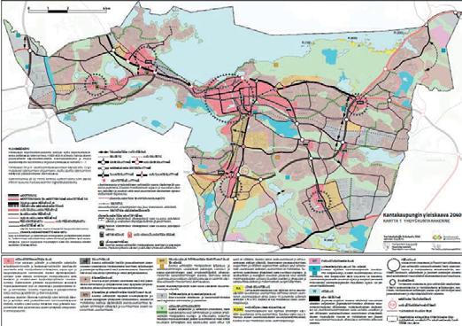 Tampereen kaupungin yhdyskuntarakenteen kehittyminen vuosina