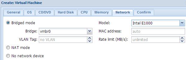 38 4.7.1 Virtuaalikoneen luonti Proxmox VE:n hallintapaneelin yläkulmasta löytyy napit KVM-virtuaalikoneiden ja OpenVZ-konteinereiden luomiseen.