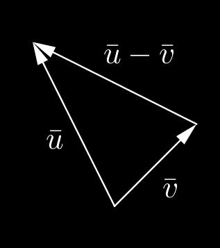 161 Kolmion sivut määräytyvät vektoreista u = i + 3j + 7k, v = 5i + 8j k ja näiden erotusvektorista u v = i + 3j + 7 k ( 5i + 8j k) = i + 3j + 7k + 5i 8j + k = 7i 5j + 9 k.