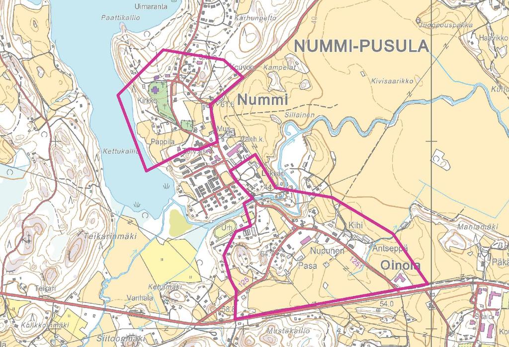Nummen joukkoliikenne muodostuu vakiovuoroista Nummelta Saukkolan kautta Lohjalle, Nummelaan ja Helsinkiin sekä pohjoisen suuntaan Pusulaan ja Somerolle.
