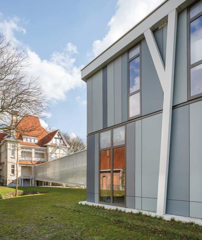 TAIDEPAVLIJONKI LOKEREN, BELGIA PROJEKTI Kaupungin musiikki-, kirjallisuus- ja kuvataideakatemian laajennus.
