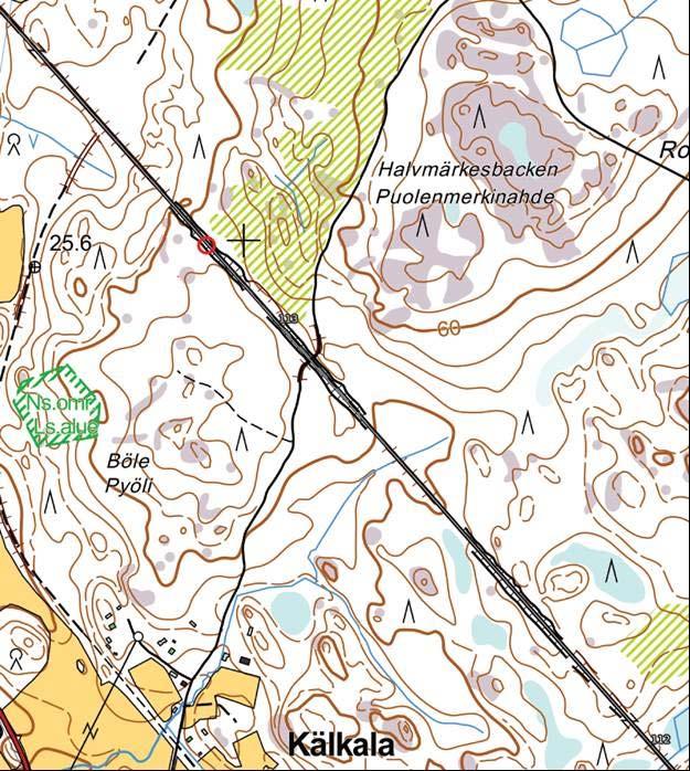 41 5.2 Kohde 112+600 113+600 Jatkossa kohteesta käytetään lyhennettyä merkintää Kohde 113. Kohde sijaitsee liikennepaikkavälillä Pohjankuru Ervelä ratakilometrivälillä 112+600 113+600.