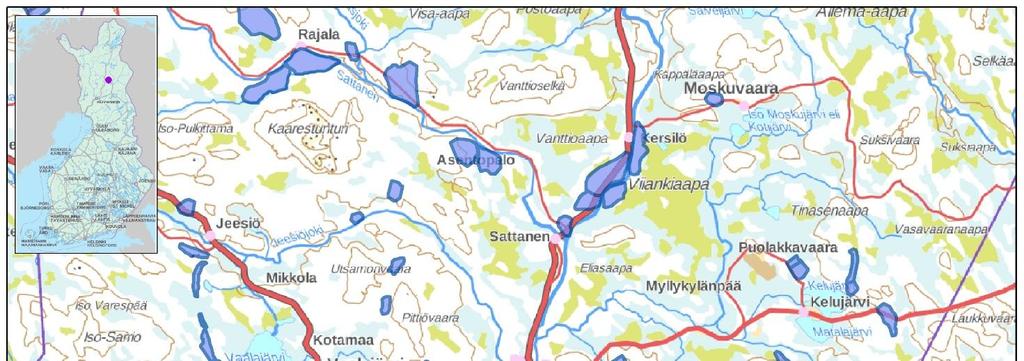 3/7 1. JOHDANTO 1.1 Tutkimuksen tarkoitus, suorittajat ja ajankohta Lapin ELY-keskus on joulukuussa 2013 tehnyt pohjavesiselvityksiä Sodankylän Kehtomaan pohjavesialueella.