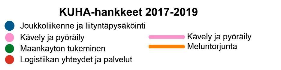 Mt 1130 Lapinkylän jalankulku- ja pyörätietie (Kirkkonummi) 3. Mt 120 Oikopolun alikulkukäytävä (Vihti) 4. Leppävaaran aseman opastimet (Espoo) 5. Raideliikenteen vaihdemuutokset Kirkkonummella 6.