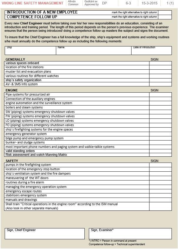 Konepäällystön pätevyyden seuranta matkustaja-aluksella - PDF Ilmainen  lataus