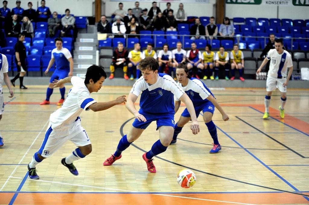 Futsal sarjojen sijoitukset Futsal-liiga: 6. Tervarit Futsal Ykkönen: 3. FC Kemi Futsal Cup:. krs: AS Moon/2, HauPa 2. krs: AS Moon, FC OPA 3. krs: MBKU 4.