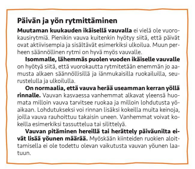 ktiin luettavaksi Kmpassi n imetyksen puheeksi tn työväline Raskausaikana neuvlassa, äitiyspliklinikalla, antenataalisastlla,