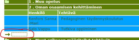 Hyväksytyn työaikasuunnitelman tulostaminen Työaikasuunnitelman linkistä saadaan näkyviin kaikki hyväksytyt työaikasuunnitelmat, joista valitaan se versio, joka halutaan tulostaa.