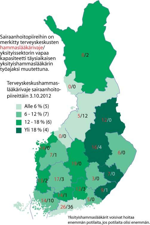 Uusia potilaita tuntia/vko (neljä suurinta sairaanhoitopiiriä) Voisin hoitaa enemmän potilaita, jos potilaita olisi enemmän.