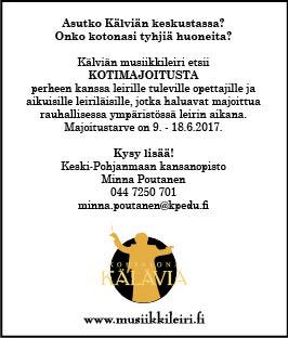 Kälviä, puh. 040 8085035, info.kansanopisto@kpedu.fi Tervetuloa opistolle syömään!