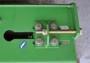 Pos: 71.72 /BA/Sonderausstatung/EasyCut / AM Mähwerke/Querförderer/Einstellung Transportband QFB EC B 1000 @ 210\mod_1389087261593_71.docx @ 1729240 @ 2 @ 1 Asetukset 15.