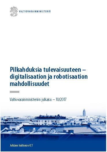 Raporttimme olkaa hyvä! 1. Johdanto 2. MTK ATK ICT digitalisaatio & robotisaatio lyhyt historia ja pala tulevaisuutta Kimmo Rousku 3. Teknologiamurroksesta hallinnon toimenpiteiksi Risto Linturi 4.