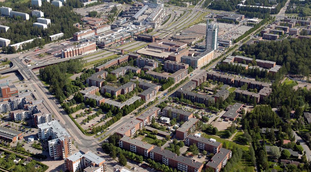up Ka n ta ar k pa u at k on ilmakuva (2006) arkkitehtitoimisto Lahdelma & Malhamäki Oy Toistaiseksi toteutumattoman, Itäväylän osittaisen kattamisen ja tornitalorakentamisen mahdollistavan