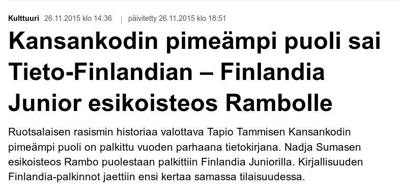 Palkinnot