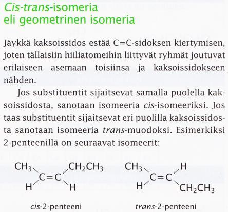 Kertausta Mitä avaruusisomeria on?