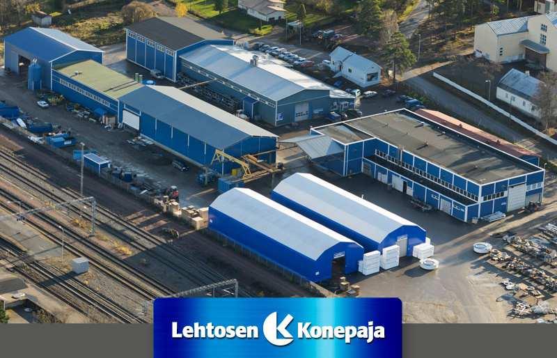 7 2 LEHTOSEN KONEPAJA OY Lehtosen Konepaja Oy on vuonna 1923 toimintansa aloittanut raskaan metalliteollisuuden tilauskonepaja. Kokemäen Peipohjassa sijaitseva konepaja työllistää n.