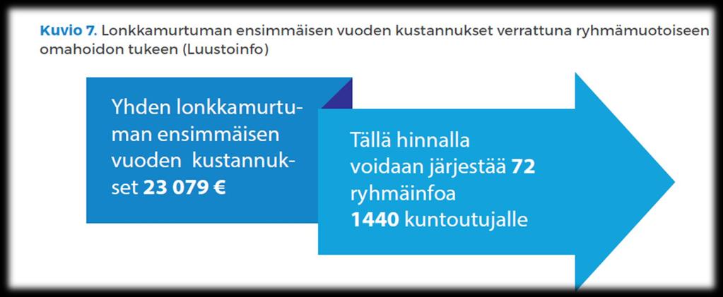 Inhimillinen kärsimys Toimintakyvyn heikkeneminen Kustannukset Referenssi Oy