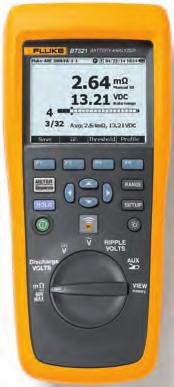 Fluke BT500 -sarjan akkuanalysaattorit kattavat laajan valikoiman akkujen testaustoimintoja vastus- ja DC-jännitetesteistä aina täydellisiin kuntotestauksiin käyttäen automaattista testitoimintoa ja