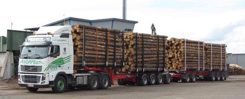 UPM Kaukas Jalostamme mäntyä, kuusta ja koivua Tehtaiden vuotuinen puunkäyttö tarkoittaa puuhuollossa 270 rekkakuormaa päivässä Puolet puusta tulee autolla, loput junilla, aluksilla sekä