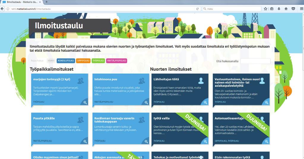Jatkossa työtunteja voidaan välittää myös yksityishenkilöille, jotka voivat hankkia palvelun kautta apua esimerkiksi kotitaloustöihin.