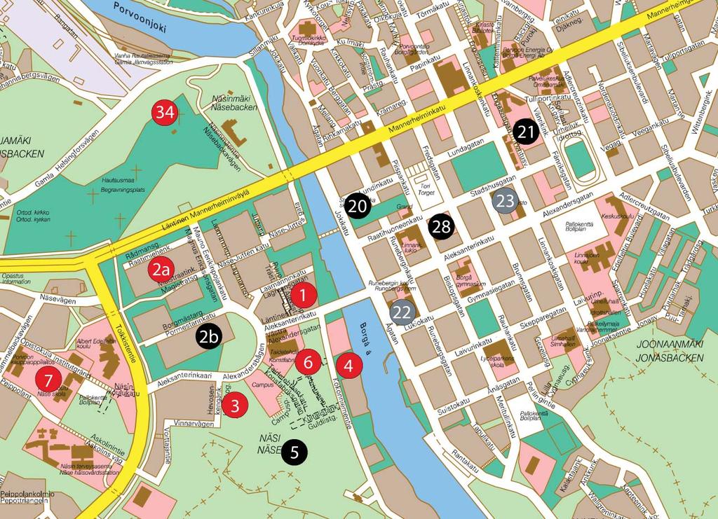 Keskusta-alue Centrumområdet 1. Länsiranta, Aleksinpolku 2 (AK 514) Keskeisesti sijaitsevan korttelin toteuttamiseksi kaupunkikehityslautakunta myönsi suunnitteluvarauksen FH Invest Oy:lle 14.6.2016.