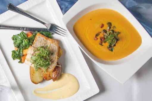 EEKOO 110-JUHLAMENU TRATTORIA CASASSA Myskikurpitsakeittoa ja talon