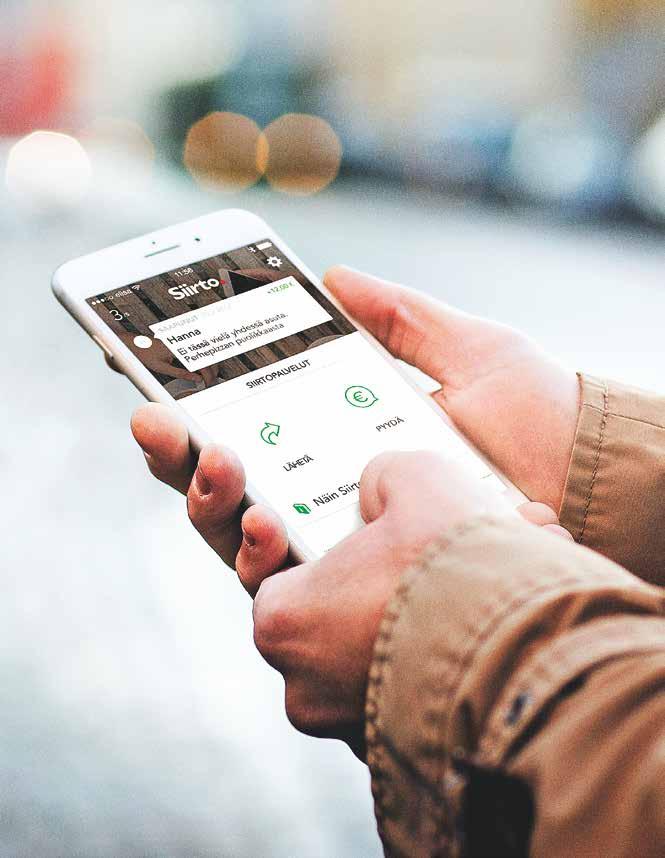 RAHA HETI LUURISTA LUURIIN. SIIRTO NYT S-MOBIILISSA.