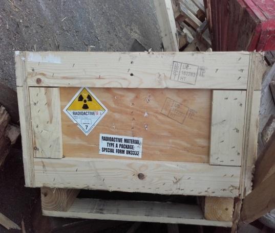 Säteilyvaaramerkinnät jäteasemalla olevassa puulaatikossa Pelastuslaitos ei havainnut säteilymittarilla