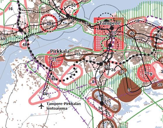 Rakennusjärjestys Pirkkalan kunnan rakennusjärjestys on tullut voimaan 1.1.2001. Rakennuskiellot Aluetta koskien ei ole rakennuskieltoja. Päätökset, suunnitelmat ja ohjelmat Kuva.