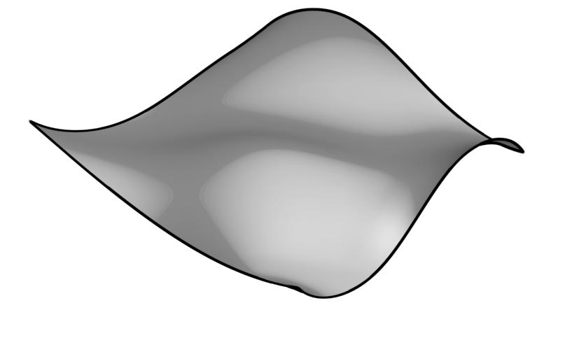 3D-mallinnuksen peruskäsitteitä 5 / 12 NURBS-mallit Non-Uniform Rational B-Spline Vapaamuotoinen pinta,