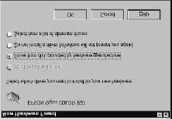 Ennen kirjoitinohjelmiston käyttöä on ehdottomasti luettava EPSON (Printers) -kansiossa oleva README-tiedosto.