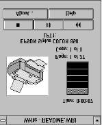 Windows 3.1:ssä (Despooler) Valintaikkunasta nähdään kulloisenkin tulostyön edistyminen.