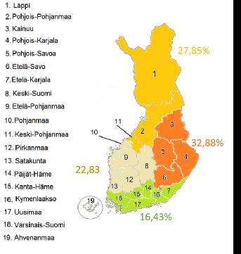 37 (70) 9 TUTKIMUSTULOKSET Maitotilallisille lähetettyyn kyselyyn tuli vastauksia yhteensä 219 kappaletta.