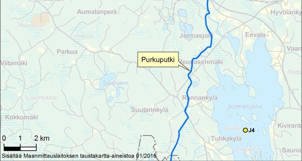 Kultakin asemalta mitataan sekä pinnasta (noin m pinnasta) että pohjasta (säännöstelyn mukaisesti m pohjasta) jatkuvatoimisesti veden lämpötilaa sekä sähkönjohtavuutta ja happamuutta (ph).