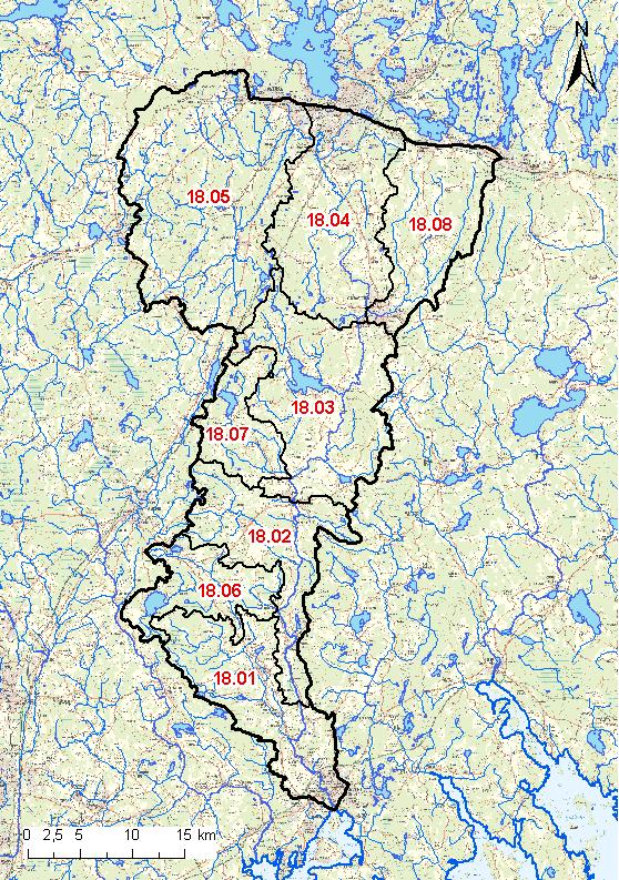 2 2 Vesistöalueen kuvaus 2.1 Hydrologia Porvoonjoen vesistöalue sijaitsee itäisellä Uudellamaalla pääosin Porvoon, Pornaisten, Askolan, Mäntsälän, Pukkilan ja Myrskylän alueilla.