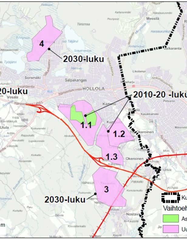 5.4 Kaavoituksen ajoitus Strategista yleiskaavan toteutetaan päätaajamien laajentaminen, kuntakeskuksessa, Nostavalla, Kukkila- Kalliolassa ja Hämeenkosken kirkonkylässä asemakaavoituksella.