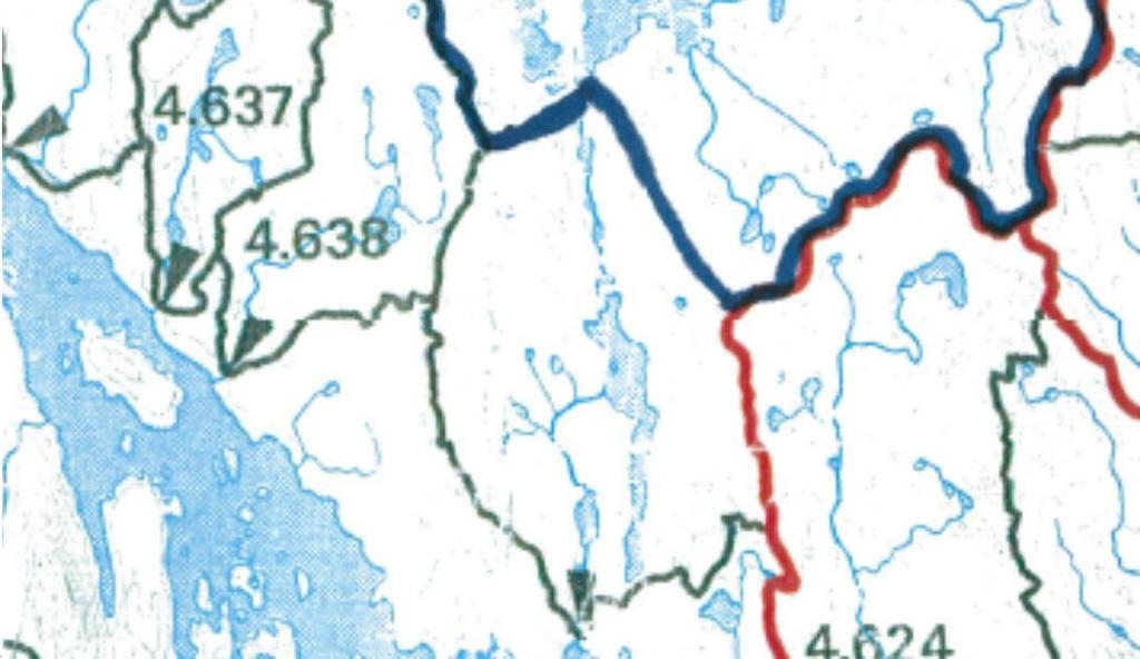 reitin kalastusalue Nurmesjoen valuma-alue (4.