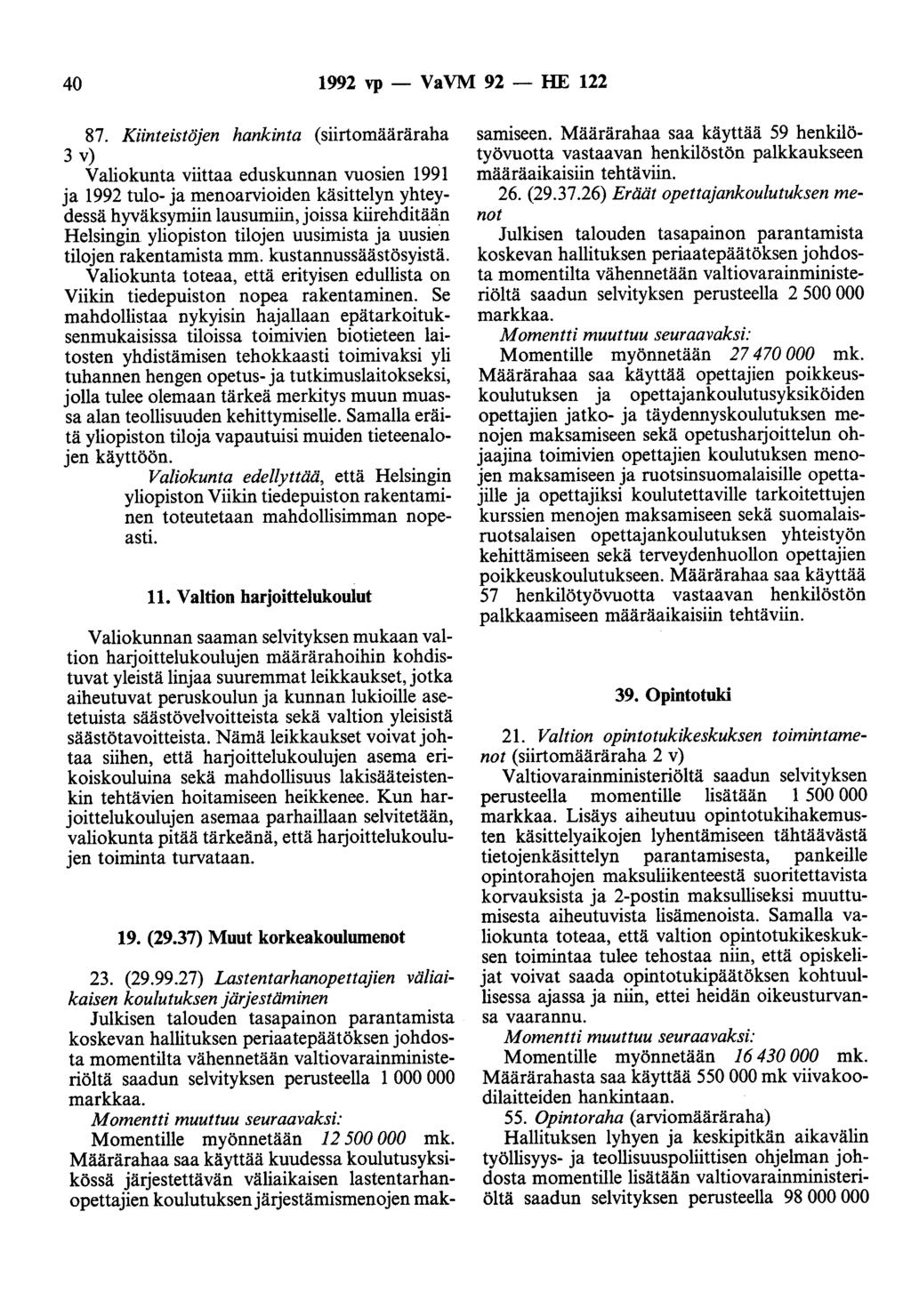 40 1992 vp - VaVM 92 - HE 122 87.