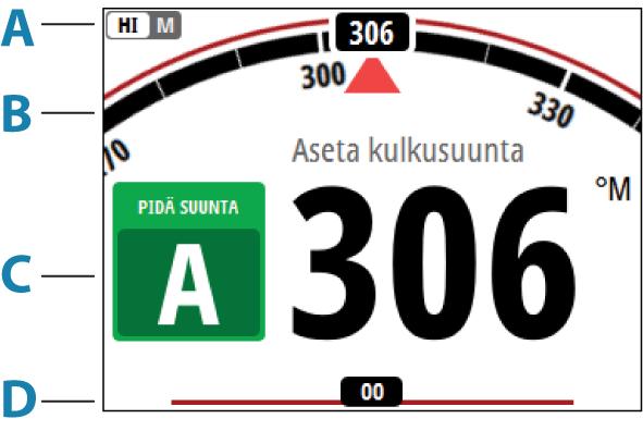 Lisätietoja on kohdassa "Autopilotin tilat"