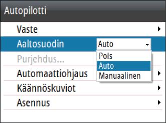 HI-A: Korkea vastetila asetetaan automaattisesti LO-A: Matala vastetila asetetaan automaattisesti HI-M: Korkea vastetila asetetaan manuaalisesti LO-M: Matala vastetila asetetaan manuaalisesti Ú