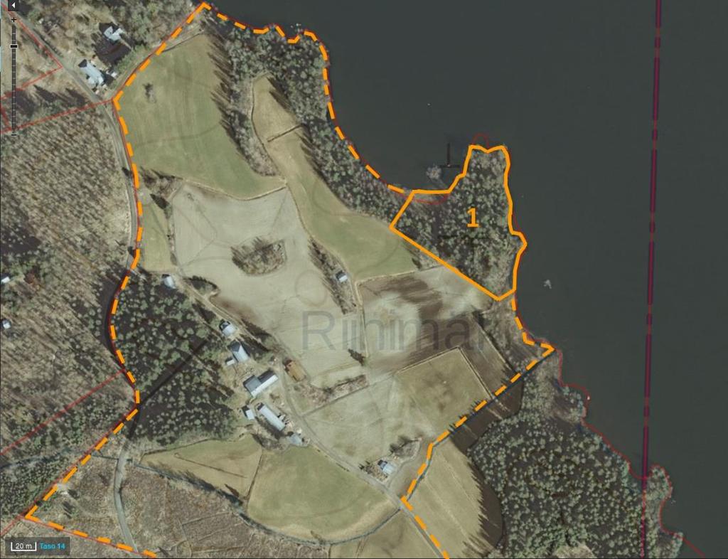 Valkeajärvi, Tuuhoskylä Lomarakennuspaikka 30 000 euroa Riihimäen maatila rakennuksineen (n. 13,5 ha) on myös myytävänä Loma-asunnon rakennuspaikka (1) Valkeajärven rannalla niemessä: pinta-ala n.
