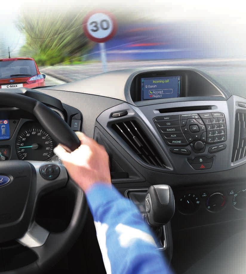 Uudet teknologiat lisäävät ajomukavuutta. Liikennemerkkien tunnistusjärjestelmä (Traffic Sign Recognition) Ø tunnistaa automaattisesti vakiomuotoiset nopeusrajoitus- ja ohituskieltomerkit.