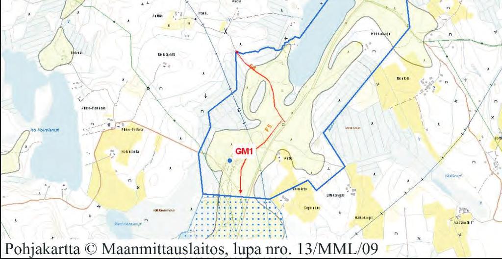 Liite 6.2 F4 Säynätjärvenkangas F5?? kallio??? kallio moreeni kallio kallio pohjavedenpinta (tulkittu) kallio?